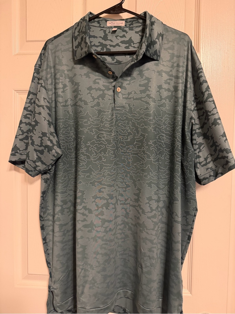 Peter Millar Slate Green Camo Polo